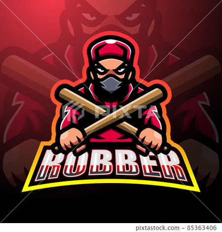 Robber mascot esport logo design Robber mascot esport logo design 85363406