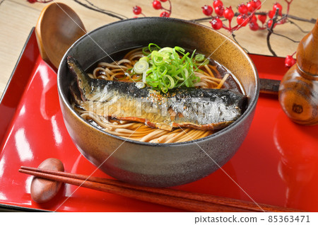 Nishin soba, Nishin soba, Nishin soba, Nishin soba, Nishin soba, Nishin soba, New Year's buckwheat, New Year's soba. Toshikoshi soba. 85363471
