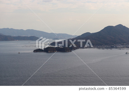 從江田島廣島灣欣賞瀨戶內海群島之美的渡毛島 85364599
