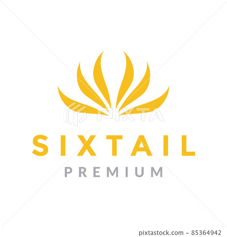 animal six tails logo design vector graphic symbol icon sign illustration creative idea animal six tails logo design vector graphic symbol icon sign illustration creative idea 85364942