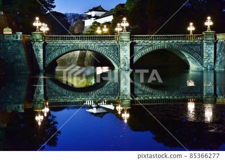 Illuminated Imperial Palace Nijubashi Illuminated Imperial Palace Nijubashi 85366277