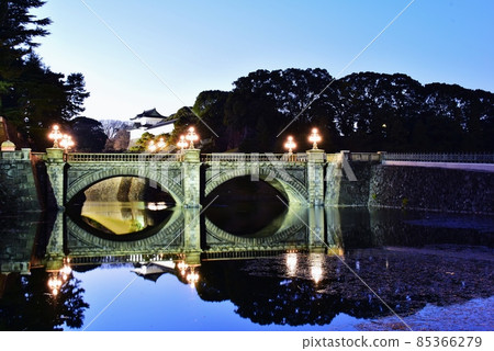 Illuminated Imperial Palace Nijubashi 85366279