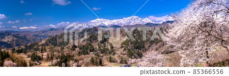 【長野縣】山村的春天 信州 小川村全景 【長野縣】山村的春天 信州 小川村全景 85366556