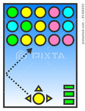 Illustration of a puzzle-type game to play online in your spare time Illustration of a puzzle-type game to play online in your spare time 85366850