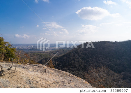 Scenery seen from the summit of Beniyama (Ono Alps) 85369997