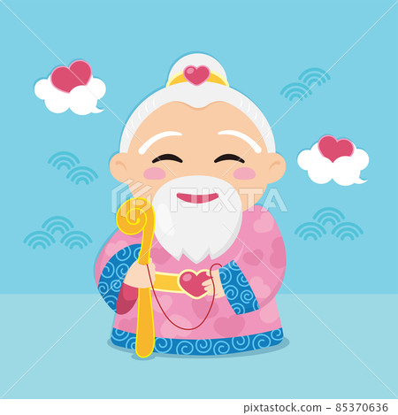 god of marriage, red line, temple 85370636