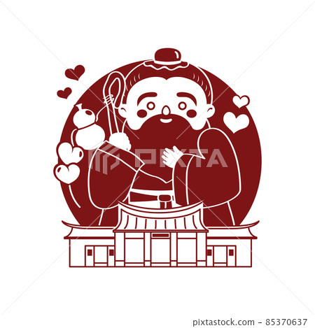 god of marriage, red line, temple 85370637