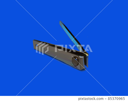 Illustration of fashionable nail clippers Illustration of fashionable nail clippers 85370965