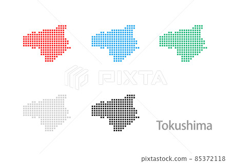 Dot map _ Tokushima prefecture-square 02 Dot map _ Tokushima prefecture-square 02 85372118