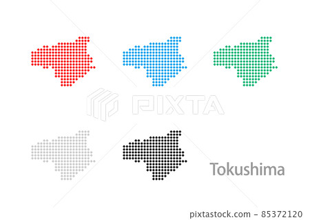 Dot map _ Tokushima prefecture-Diamond 01 Dot map _ Tokushima prefecture-Diamond 01 85372120
