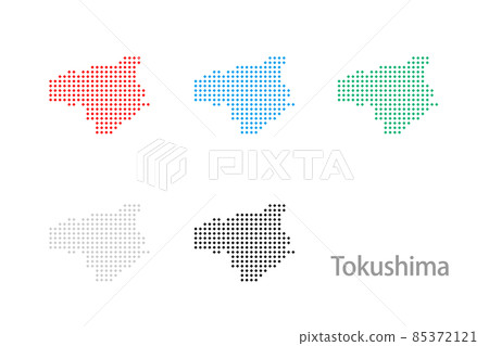 Dot map_Tokushima prefecture-Diamond 02 Dot map_Tokushima prefecture-Diamond 02 85372121