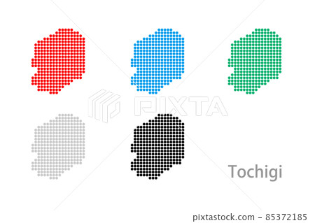 Dot map _ Tochigi prefecture-Maru 01 Dot map _ Tochigi prefecture-Maru 01 85372185