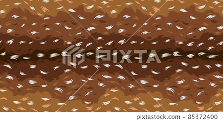 Animal skin fur pattern spots print seamless border, background 85372400