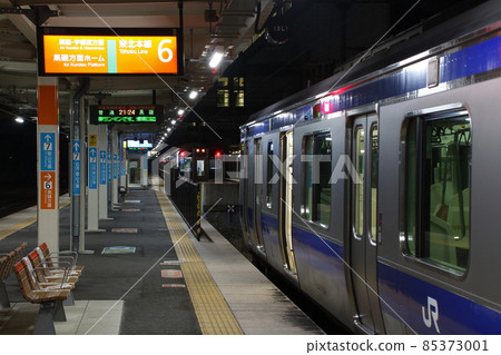 東北本線E531系列連接末班車（末班車4154M：新白川站） 85373001