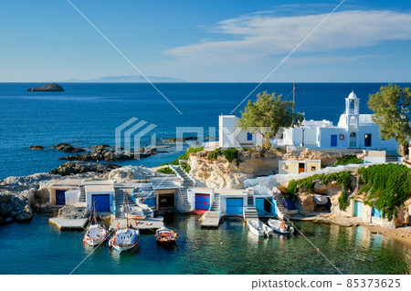 Mandrakia village in Milos island, Greece Mandrakia village in Milos island, Greece 85373625