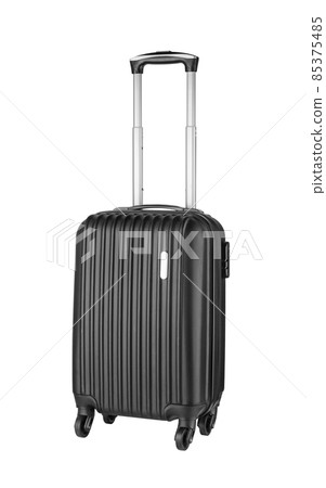 Black bagage bag isolated Black bagage bag isolated 85375485