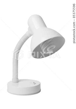 Table lamp with table lamp isolated 85375596