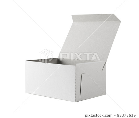 White box isolated on white background White box isolated on white background 85375639