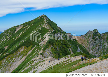 到夏山唐松嶽山頂 到夏山唐松嶽山頂 85376391