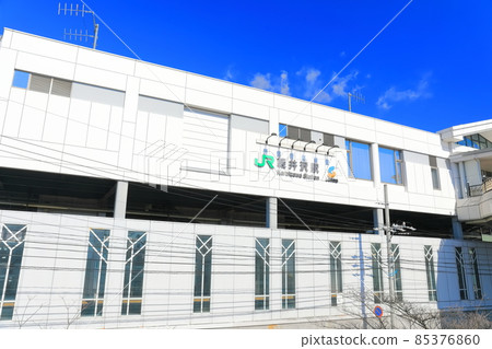 [Nagano Prefecture] Karuizawa Station South Exit under sunny weather 85376860