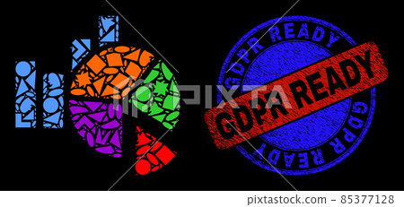 Bicolor Textured Gdpr Ready Stamp And Geometric Mosaic Statistics Charts Icon Bicolor Textured Gdpr Ready Stamp And Geometric Mosaic Statistics Charts Icon 85377128