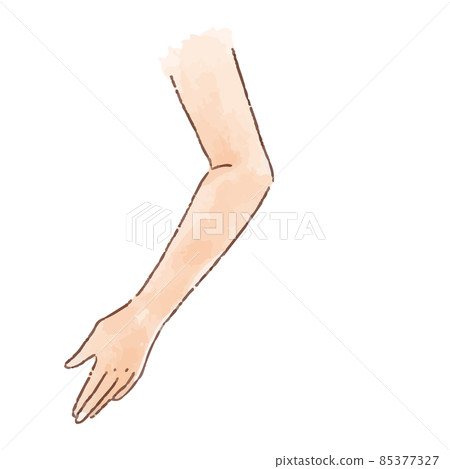 Watercolor-style body parts Arms / hands 85377327