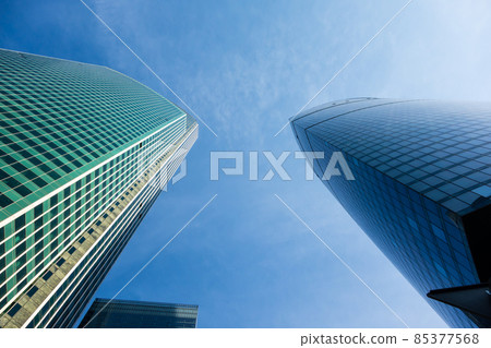 Moscow cityscape modern glass skyscraper 85377568