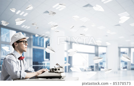 Creative inspiration of young writer. Creative inspiration of young writer. 85378573