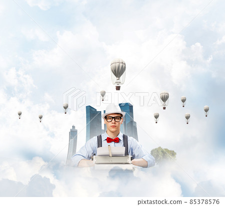 Creative inspiration of young writer. Creative inspiration of young writer. 85378576