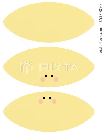 帶臉和不帶臉的普通煎蛋捲 85379850