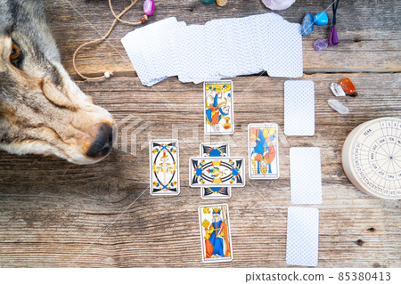 Fortune telling on tarot cards Fortune telling on tarot cards 85380413