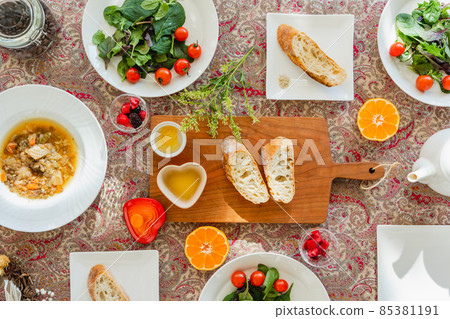 Fashionable breakfast image Fashionable breakfast image 85381191
