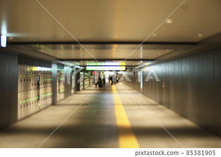 從丸之內看JR東京站北側北自由通道 從丸之內看JR東京站北側北自由通道 85381905