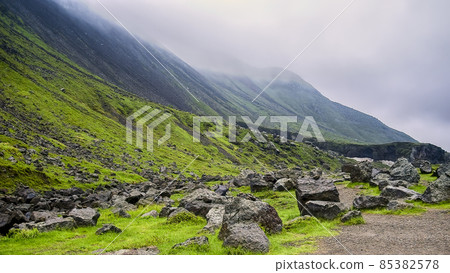 U-Shaped valley in Mt. Changbai, Mt. Changbai, China 85382578