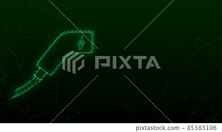 Electric vehicle charging station icon. Ev charge. Electric car. Vector stock illustration 85383106