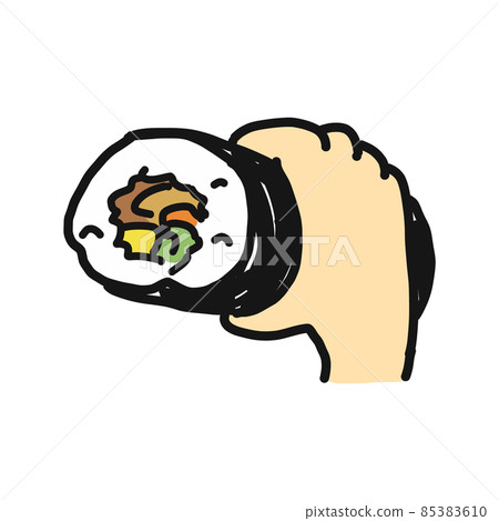 手握江戶卷的插圖 手握江戶卷的插圖 85383610