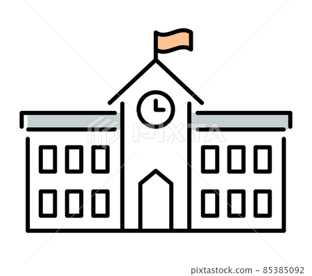 學校圖標 85385092