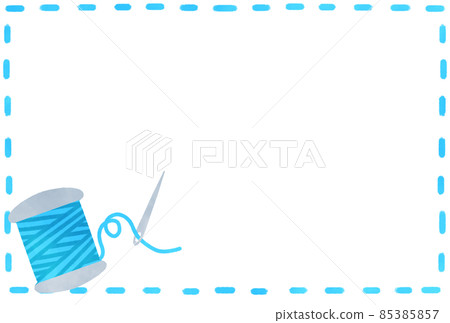 Seam message card illustration material 85385857
