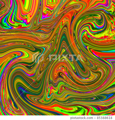 Golden-copper marble liquid texture. Abstract marble background 85388618