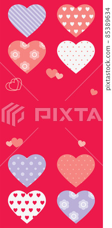 浪漫的心背景圖片 浪漫的心背景圖片 85389634