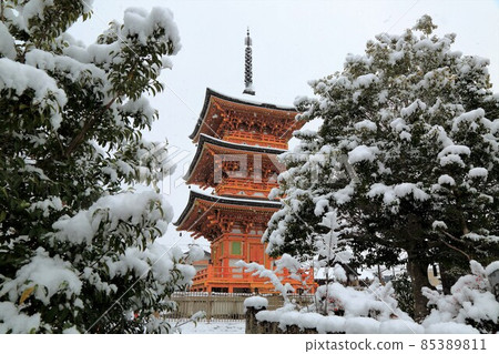 Kobo Daishi Temple: Enkyoji Temple in Winter, 98 (Kitagata Town, Motosu District, Gifu Prefecture) 85389811
