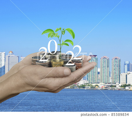 Happy new year 2022 business ecological concept 85389834