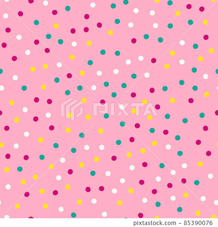Seamless patterns of donut glaze with many... - Stock Illustration ...
