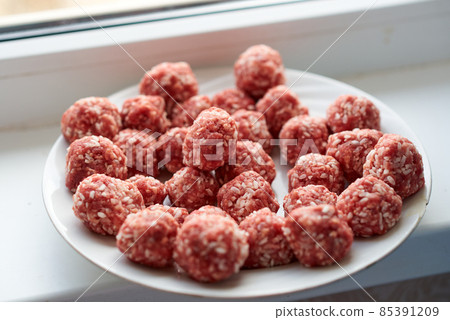 Frikadelle are flat, pan-fried meatballs of minced meat, often likened to the Danish version of meatballs Frikadelle are flat, pan-fried meatballs of minced meat, often likened to the Danish version of meatballs 85391209