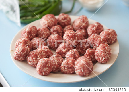 Frikadelle are flat, pan-fried meatballs of minced meat, often likened to the Danish version of meatballs Frikadelle are flat, pan-fried meatballs of minced meat, often likened to the Danish version of meatballs 85391213