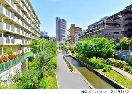 古芝水上樂園/井塔俯瞰深川地區（東京都江東區）[2021.4] 85393580
