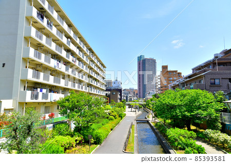 古芝水上樂園/井塔俯瞰深川地區（東京都江東區）[2021.4] 85393581