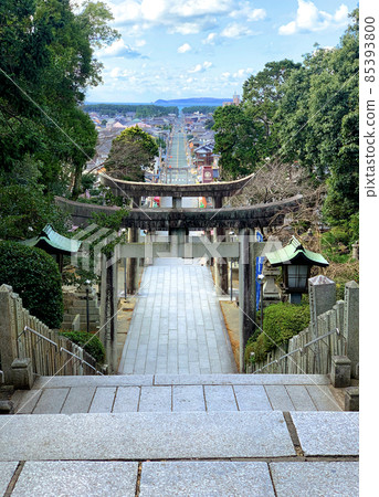 福岡宮地岳神社的光之道 福岡宮地岳神社的光之道 85393800