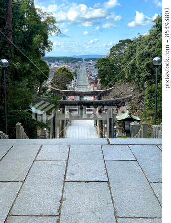福岡宮地岳神社的光之道 福岡宮地岳神社的光之道 85393801
