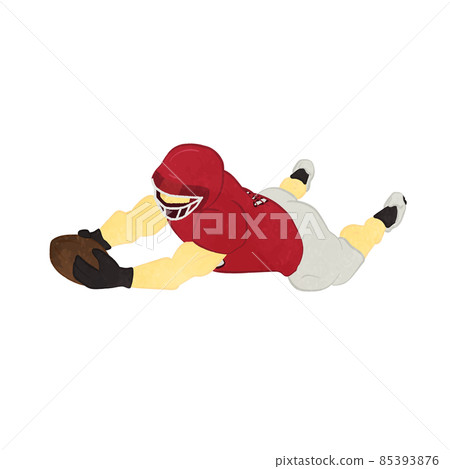 美式足球進球場景圖 01 85393876